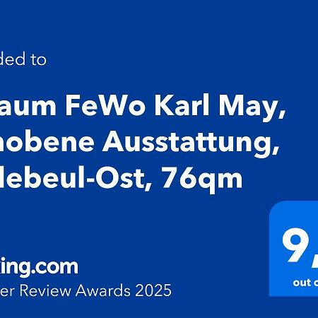 3 Raum Fewo Karl May, Gehobene Ausstattung, Radebeul-Ost, 76Qm Exterior photo